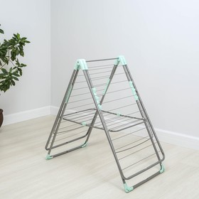 

УЦЕНКА Сушилка для белья напольная, 220×50×90 см, 25 м, цвет хром