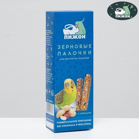 Зерновые палочки 'Пижон' для птиц, с орехами, 2 шт Ош
