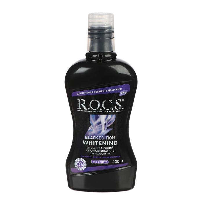 

Ополаскиватель отбеливающий R.O.C.S. Black Edition", 400 мл