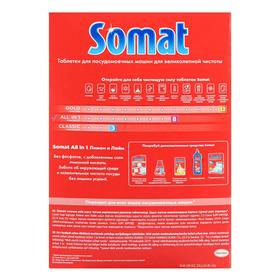 Таблетки для посудомоечных машин Somat All in 1, лимон и лайм, 100 шт. от Сима-ленд