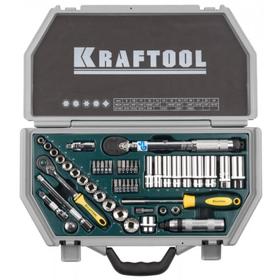 

Набор торцовых головок Kraftool "INDUSTRIE QUALITAT" 27975-H49, 3/8", Cr-V, 49 предметов