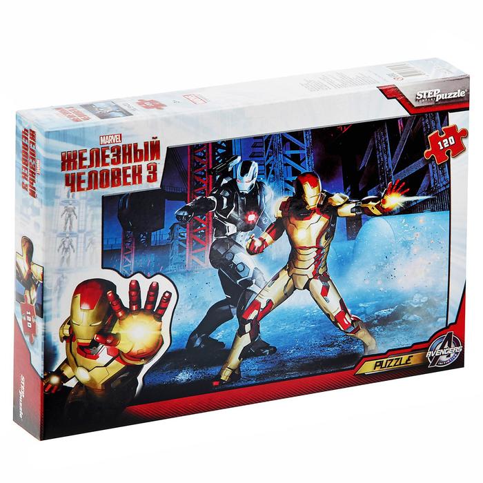 Пазлы MARVEL "Железный человек 3", 120 элементов, МИКС