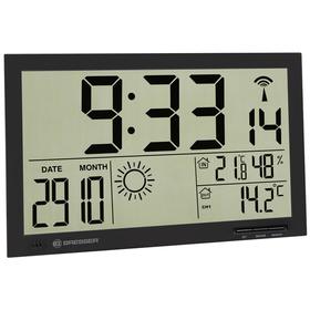 

Метеостанция (настенные часы) Bresser MyTime Jumbo LCD, черная