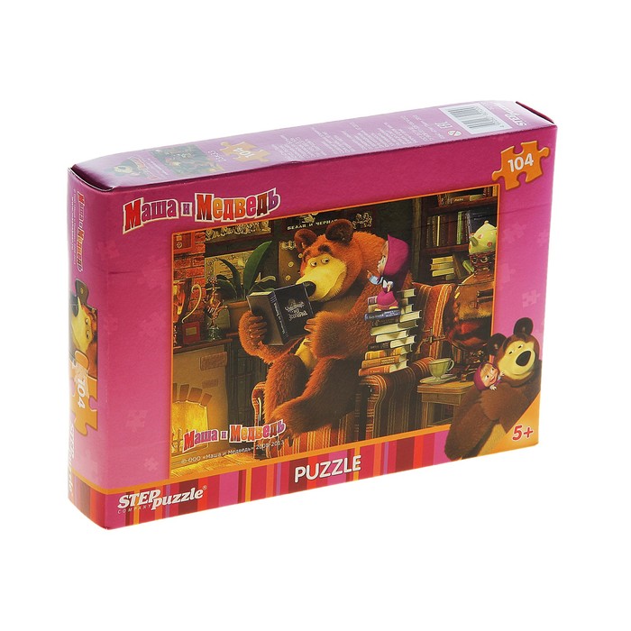 Пазлы "Маша и Медведь", 104 элемента