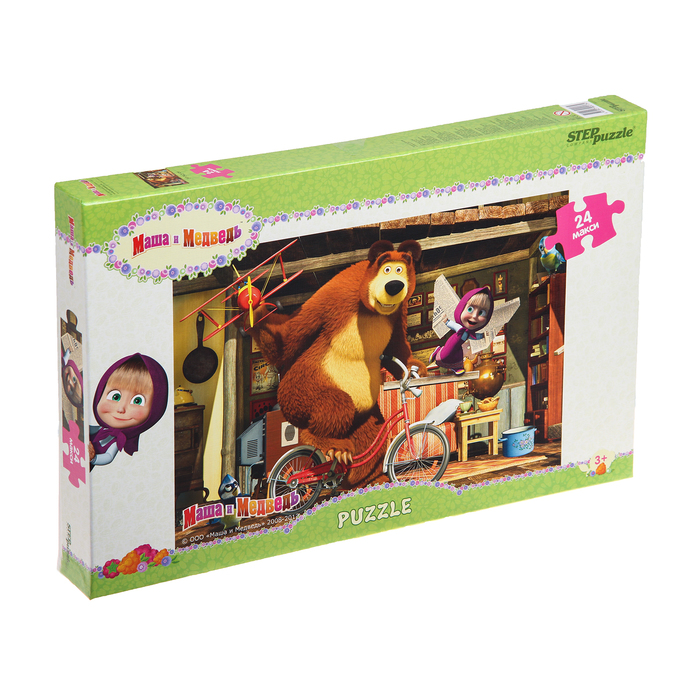 Макси-пазлы «Маша и Медведь», 24 элемента