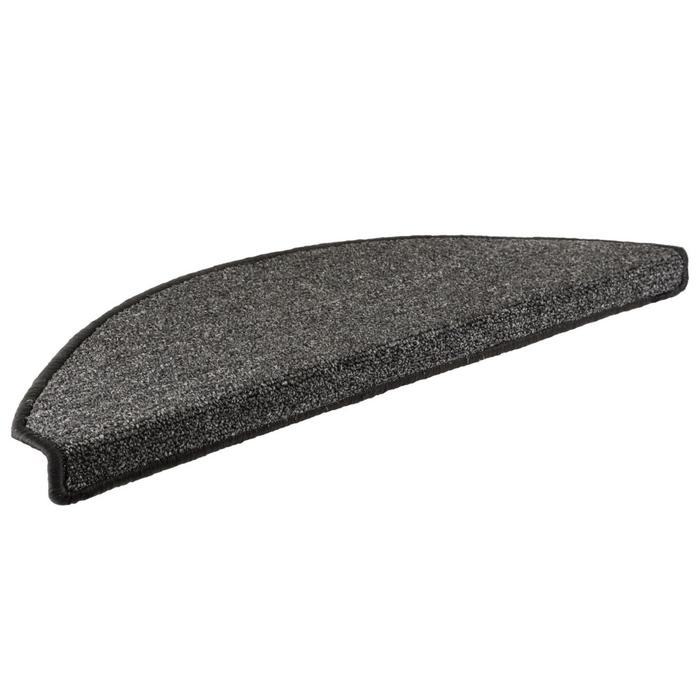 Коврик на ступеньку 25х65, цвет серый коврик на ступеньку резиновый 25×75 см цвет чёрный