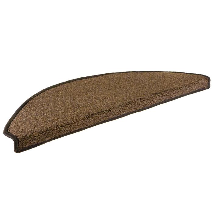 Коврик на ступеньку 25х65, цвет коричневый ковёр на ступеньку цвет бежевый