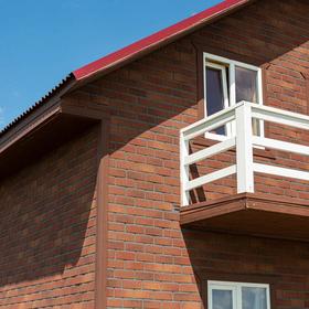 

Фасадная плитка Технониколь Hauberk кирпич терракотовый 2м2/уп 20шт/уп