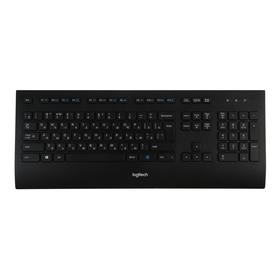 

Клавиатура Logitech Comfort K280E, проводная, мембранная, 104 клавиши, USB, черная