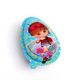 

Яйцо-мягкая конфета Magic egg toy какао с наполнителем, 8 г