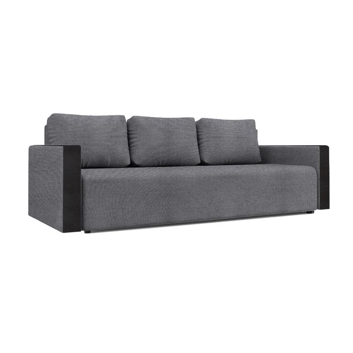 

Диван «Алиса 4», еврокнижка, рогожка, цвет savana plus ash / мarvel dark brown
