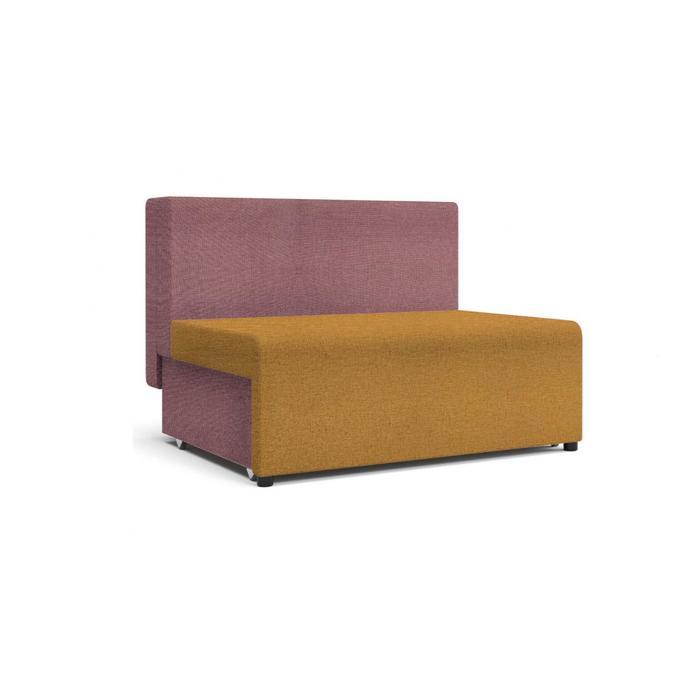 

Диван «Капитошка», еврокнижка, рогожка, цвет savana plus dimrose / savana plus yellow