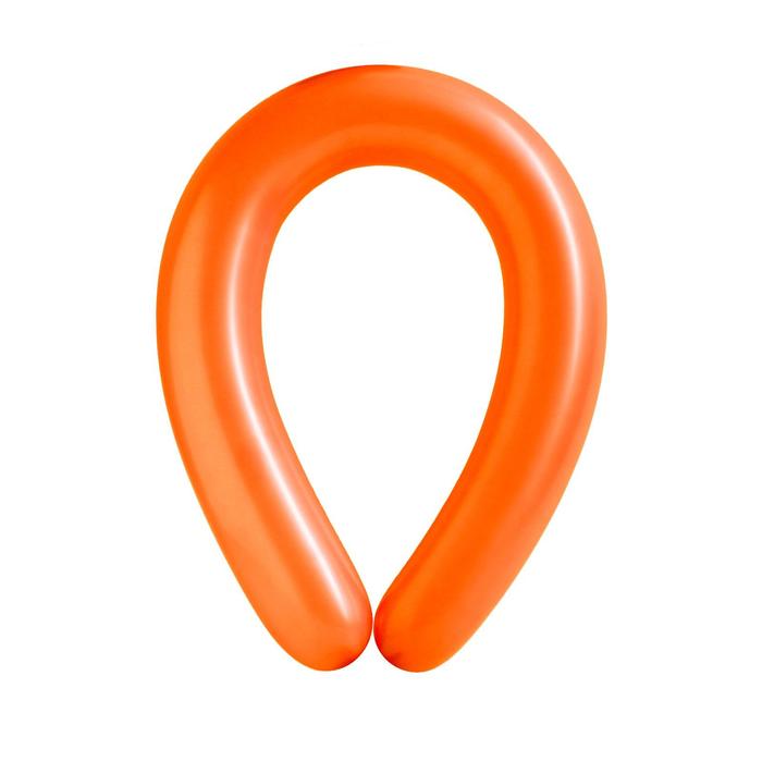 фото Шар для моделирования латексный 360", стандарт, набор 100 шт, цвет оранжевый neotex co