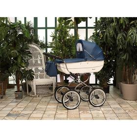 

Коляска Vintage Limited Edition, 2 в 1, цвет белый/синий