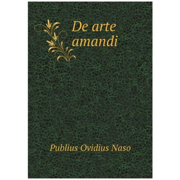 фото Книга de arte amandi. publius ovidius naso nobel press