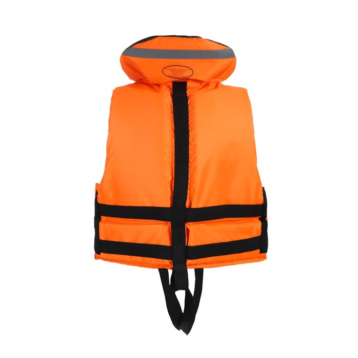 Жилет спасательный Flinc двухсторонний 100 кг (оранжевая основа, камуфляж внутри)