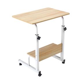 

Стол для компьютера с полкой, 600х400х680(910), регулировка высоты, бежевый