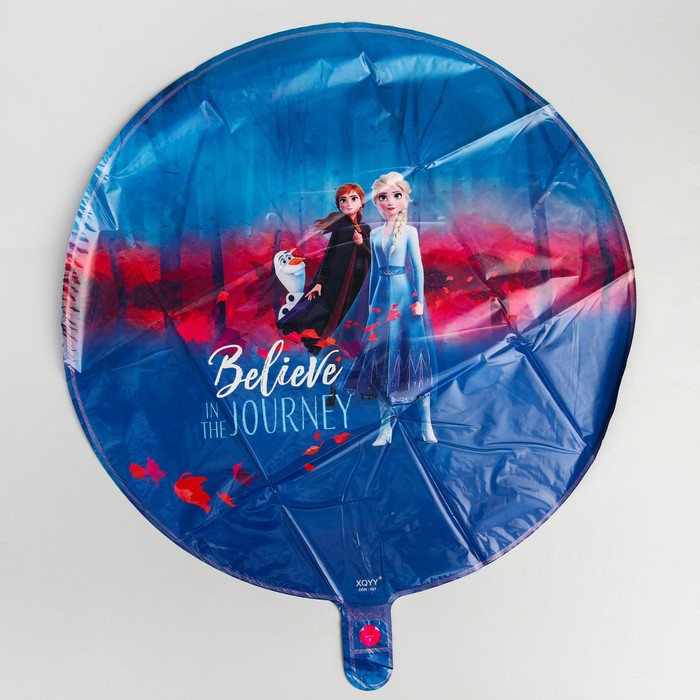 

Шар фольгированный "Believe in the journey" Холодное сердце