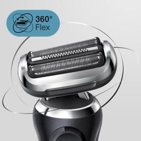 

Электробритва Braun 70-N7200cc, сухое/влажное бритьё, щёточка, серая