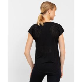 

Футболка женская, цвет чёрный, размер 42 (XS)