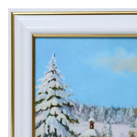 

Картина "Зимний хуторок" 20х30(23х33) см