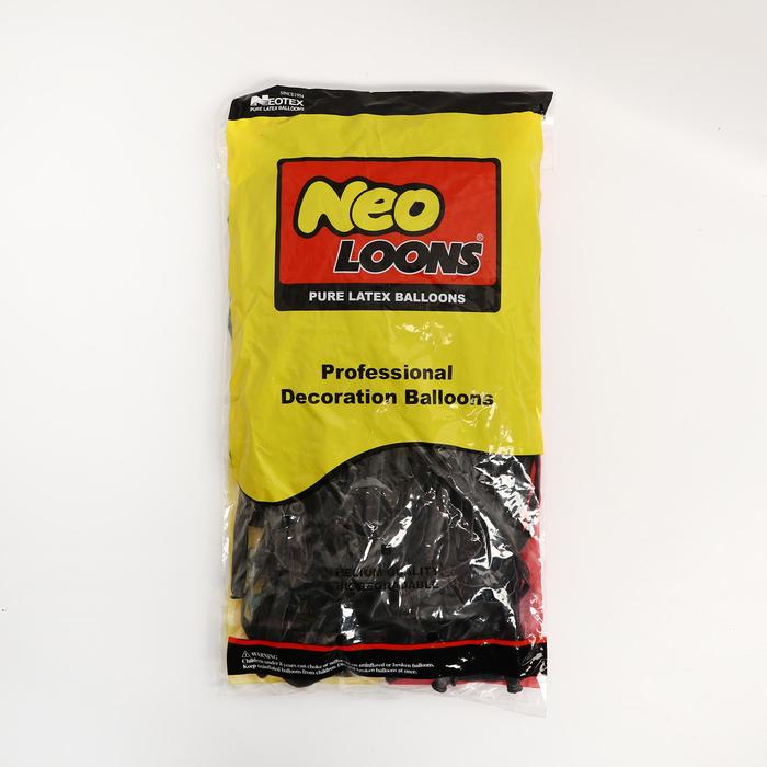 фото Шар для твистинга латексный 250", макарун, набор 100 шт., цвет шоколадный neotex co