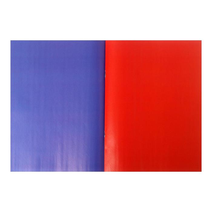 Бумага цветная двусторонняя А4, 48 листов, 24 цвета "Космические приключения", мелованная, в папке 6776437