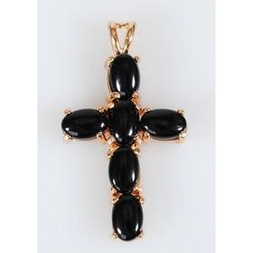 

Подвеска с черным ониксом "Крест"