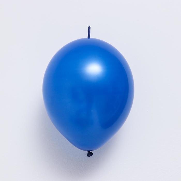 фото Шар латексный линколун 6", стандарт, набор 100 шт, цвет синий neotex co