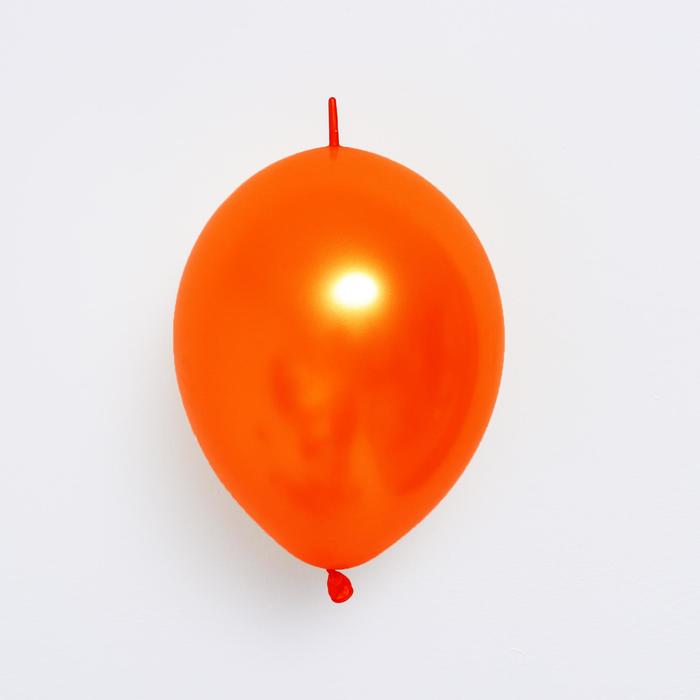 фото Шар латексный линколун 6", стандарт, набор 100 шт, цвет оранжевый neotex co