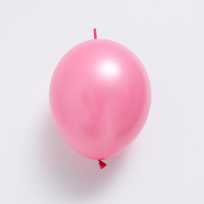 фото Шар латексный линколун 12", стандарт, набор 100 шт, цвет розовый neotex co