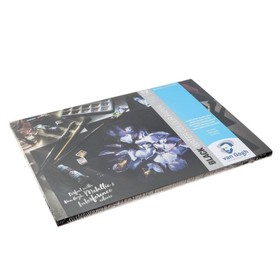 

Альбом для Акварели 297 х 420, А3, Royal Talens Van Gogh, 12 листов 360 г/м, на склейке, Fin, чёрный блок, мелкозернистый