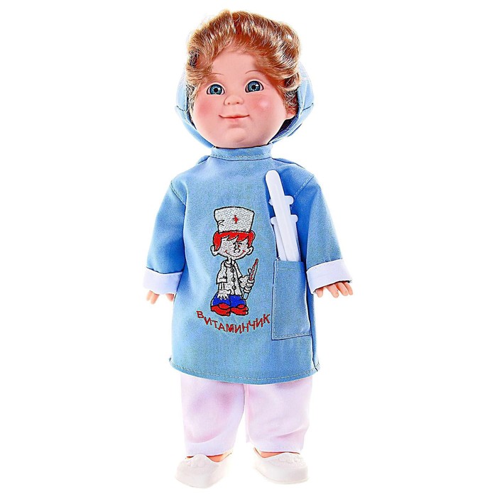 Кукла "Митя Доктор" со звуковым устройством, 34 см