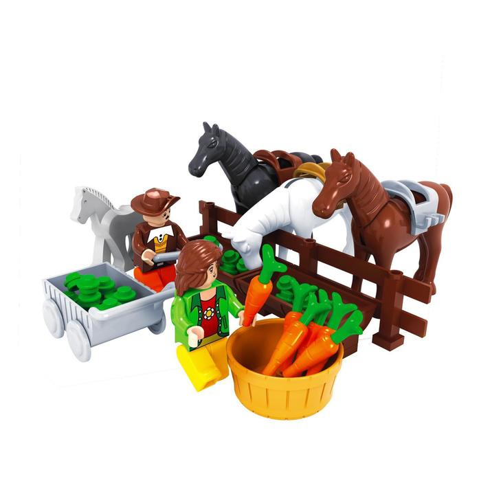 

Конструктор Ферма «Конюшня», 89 дет, в пакете