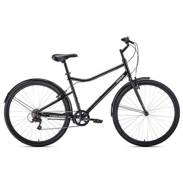 фото Велосипед 28" forward parma 2021, цвет черный/белый, размер 19"