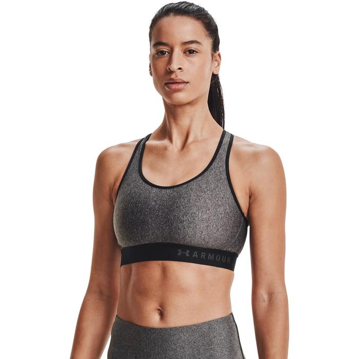 фото Топ under armour mid keyhole heather bra, размер lg eur (1310458-019)