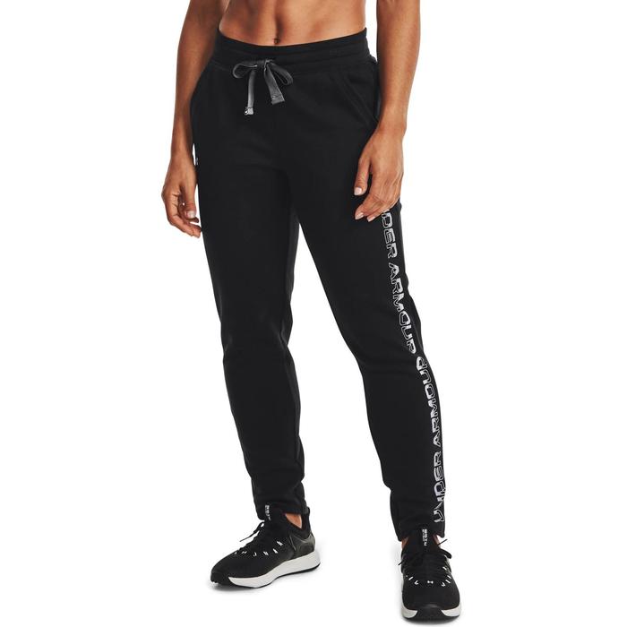 фото Брюки женские, under armour rival fleece grdient pant, размер 46-48 (1361093-001)