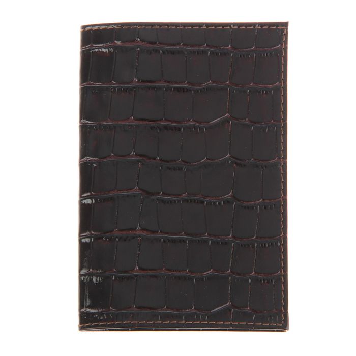 Обложка для паспорта, цвет коричневый