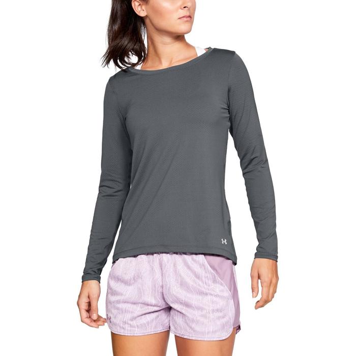 фото Лонгслив under armour hg long sleeve, размер 44-46 (1328966-012)