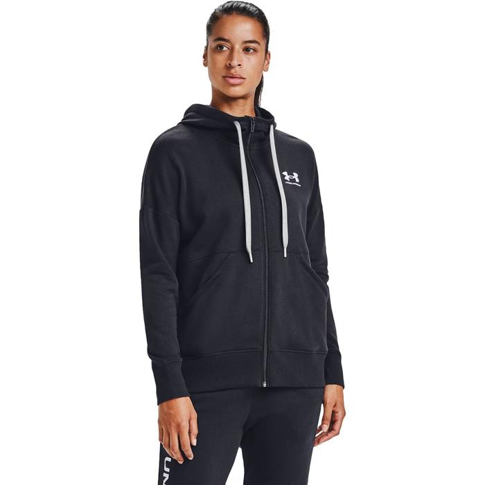 

Толстовка женская, Under Armour Rival Fleece FZ Hoodie, размер 46-48 (1356400-001)