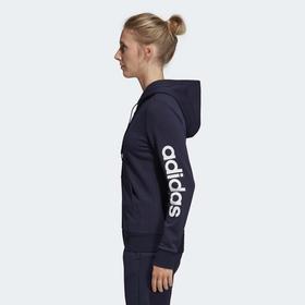 

Толстовка женская, Adidas W E LIN FZ HD, размер 46-48 (DU0648)
