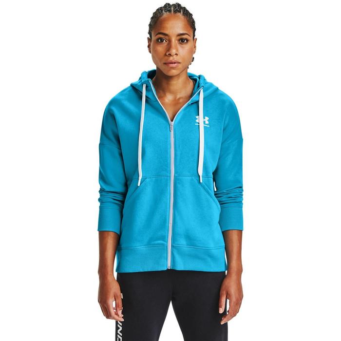 

Толстовка женская, Under Armour Rival Fleece FZ Hoodie, размер 40-42 (1356400-417)
