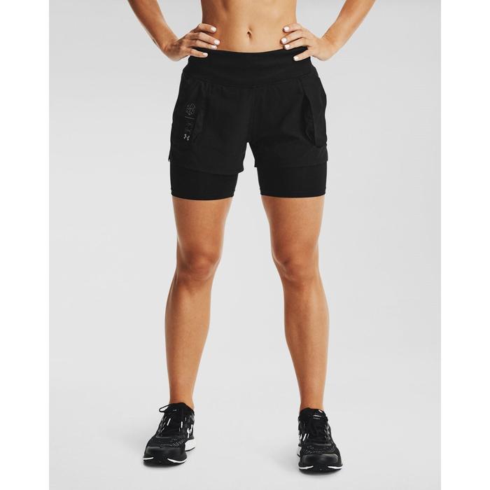 фото Шорты under armour run anywhere 2n1 short, размер 46-48 (1356213-001)