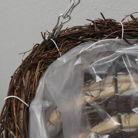 

Кашпо подвесное, d = 30 см, плетёное, «Сфера-1»