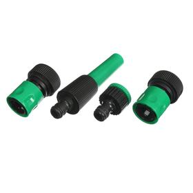 

Набор: регулируемый распылитель, коннектор 3/4", коннектор с аквастоп 3/4", адаптер 1/2"-3/4", пластик
