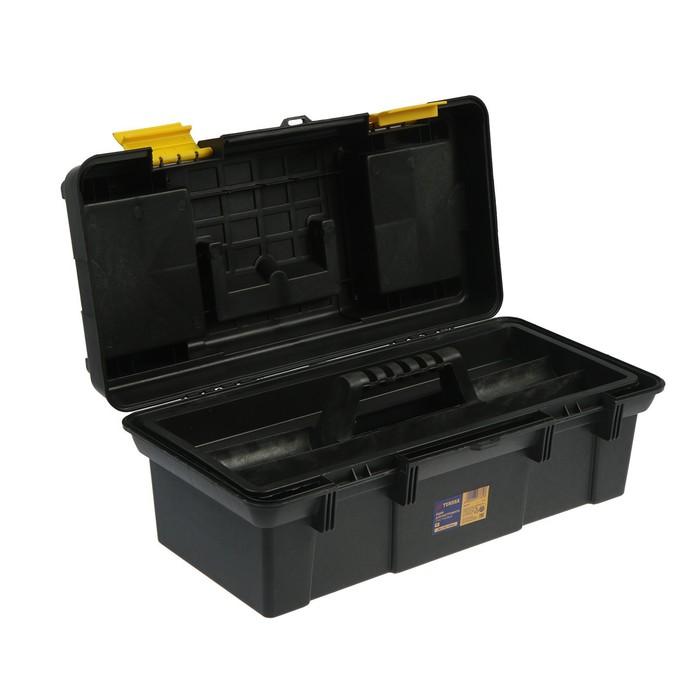 Ящик для инструмента TUNDRA, 19", 48.5х24.5х21.5 см, пластиковый, подвижной лоток, 2 орг-ра
