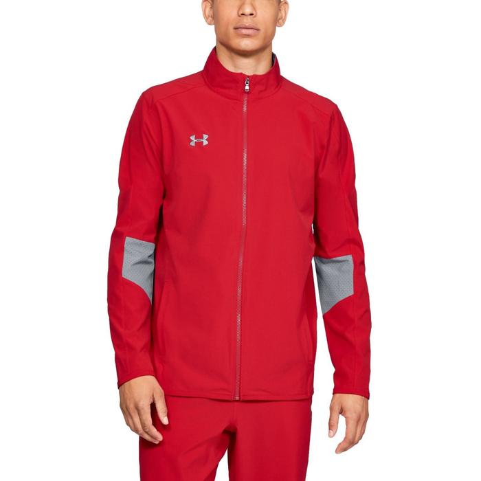 фото Ветровка under armour charger warm up woven full zip jkt, размер 48-50 (1293911-600)