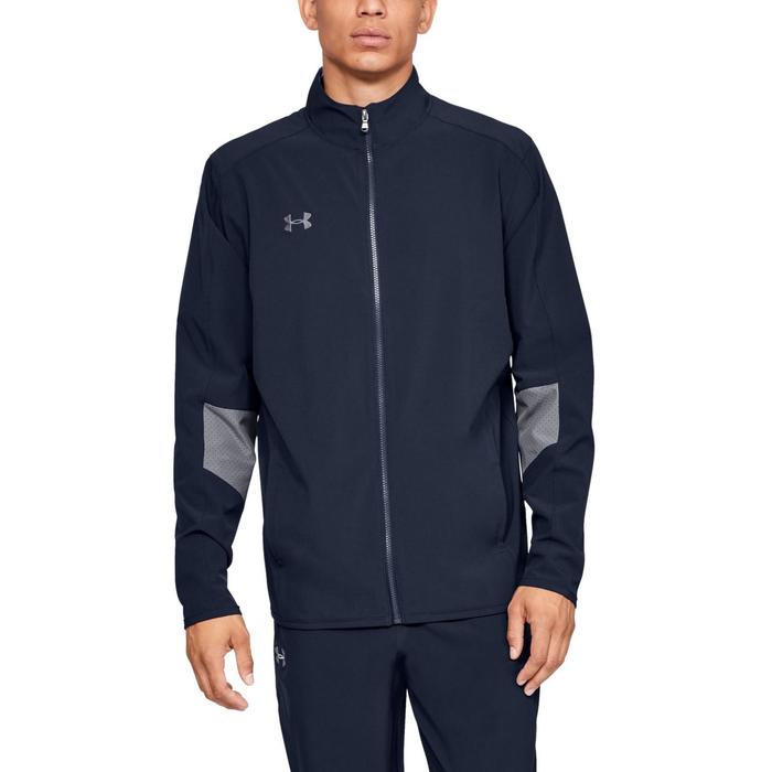фото Ветровка under armour charger warm up woven full zip jkt, размер 48-50 (1293911-410)