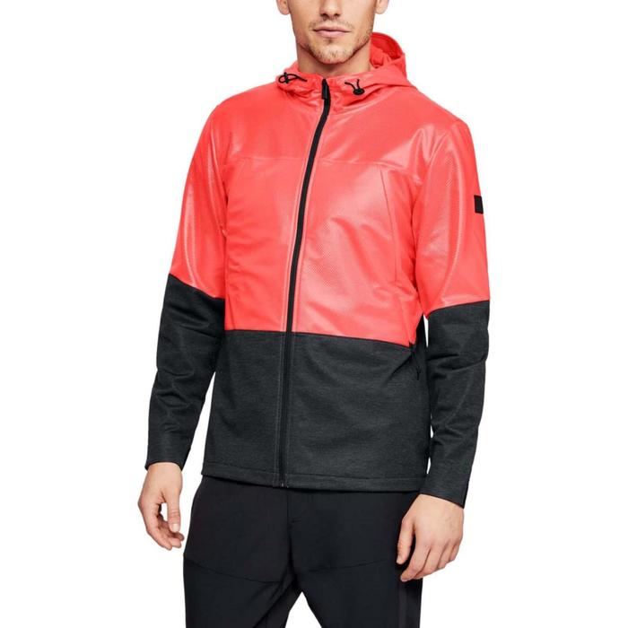 фото Ветровка under armour hybrid wind full zip hooded jkt, размер 48-50 (1306456-986)