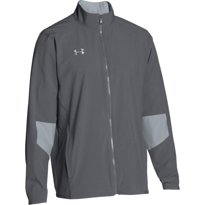 фото Ветровка under armour charger warm up woven full zip jkt, размер 52-54 (1293911-040)